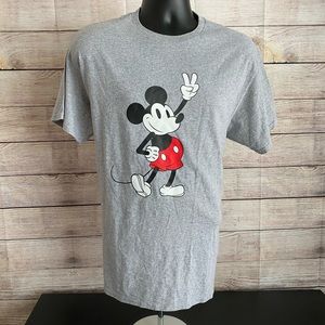 Disney Mickey Mouse Gray Exhibition Tee Shirt